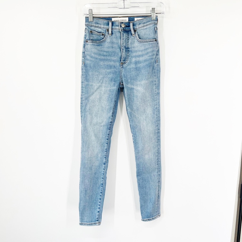 Denim Forum Aritzia The Lola High Rise Skinny Jeans